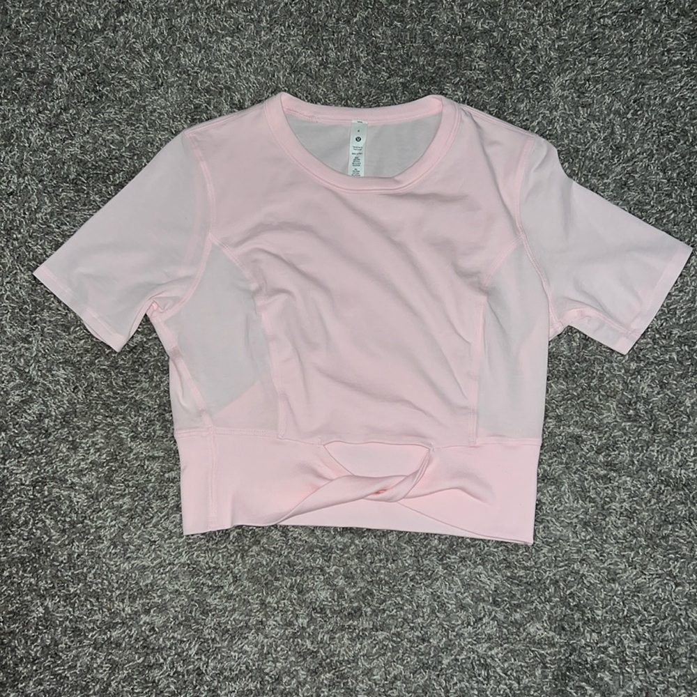 Lululemon cropped cotton ribbed Band T-Shirt